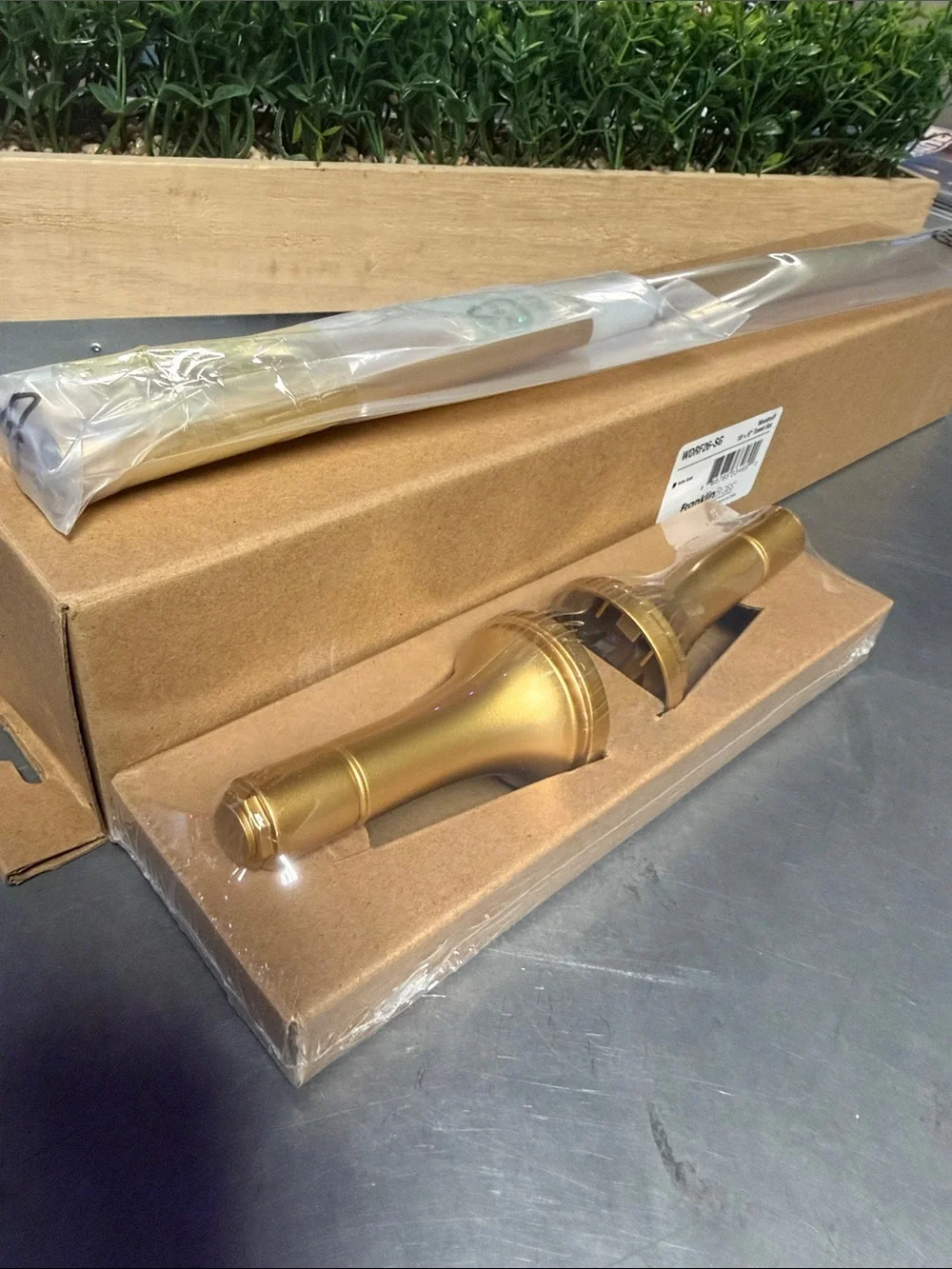 Franklin Brass Woodruff Towel Rack, Satin Gold (NEW!)